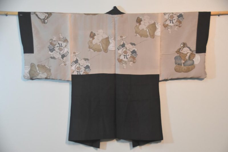 Vintage Japanese Silk Mans Haori (Kimono Jacket) - Image 3