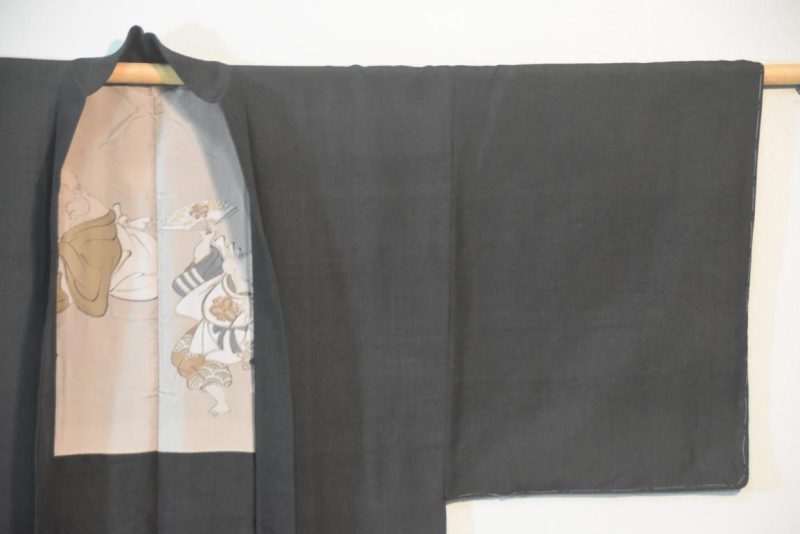 Vintage Japanese Silk Mans Haori (Kimono Jacket) - Image 5