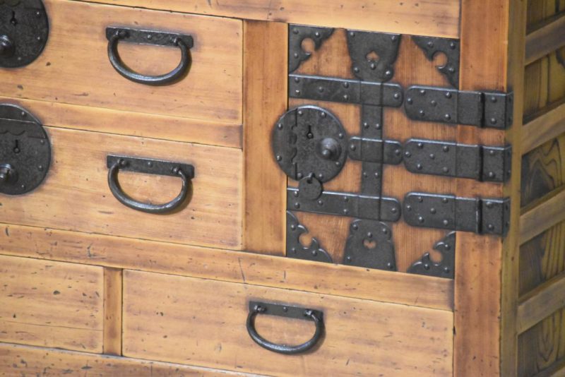 Antique Merchant Chest (2 Sections) Width:840mm - Image 3