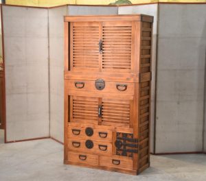 Antique Merchant Chest (2 Sections) Width:840mm