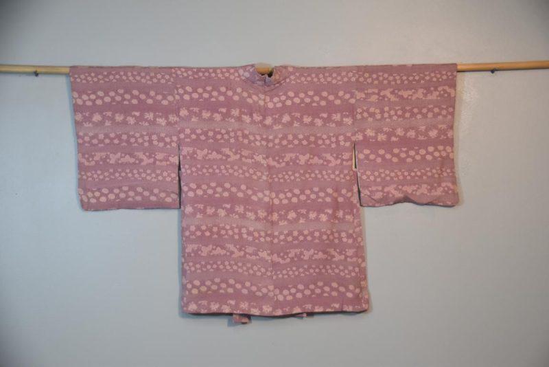 Opera Mauve Vintage Silk Haori - Image 5