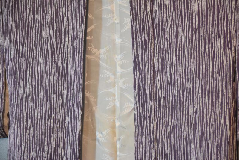 Purple Rain Vintage Silk Haori - Image 3