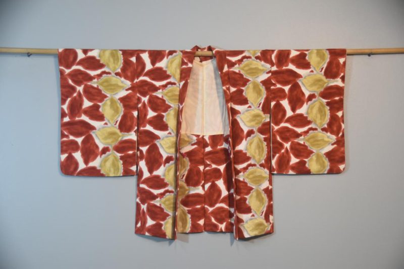 Wild Water Colour Vintage Silk Haori - Image 5