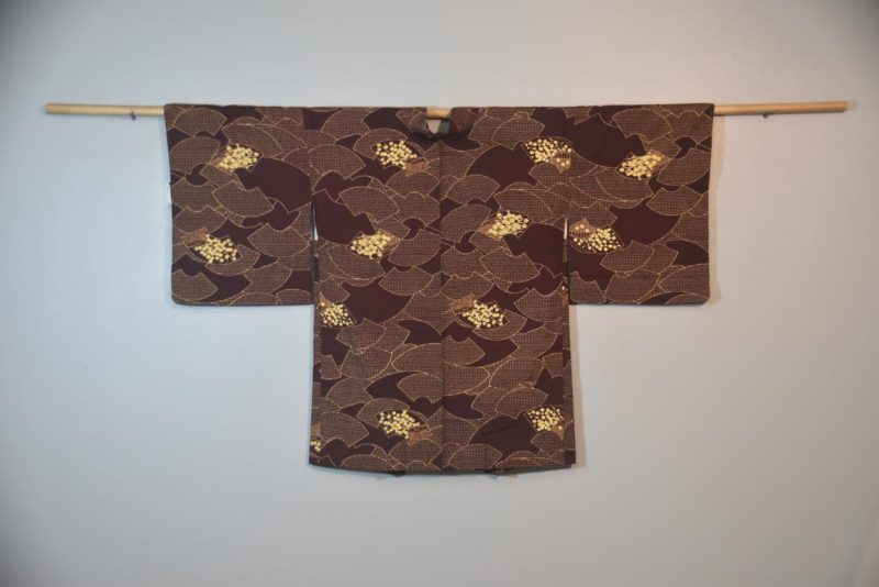 Japanese Fan Vintage Silk Haori - Image 5