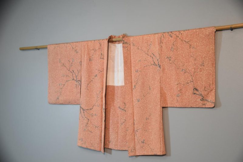 Pink Marble Vintage Silk Haori - Image 3