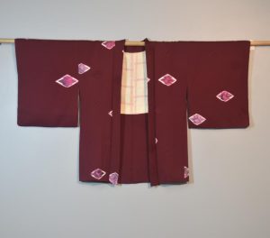 Maroon Vintage Silk Haori