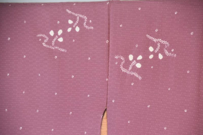 Japanese Mauve Vintage Silk Haori - Image 2