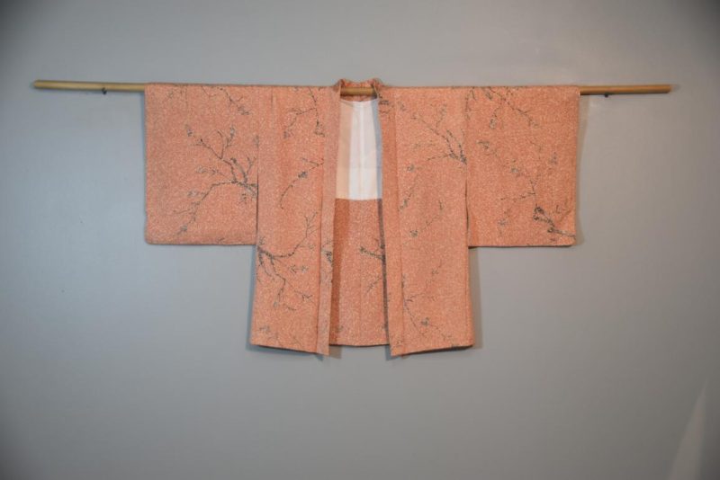 Pink Marble Vintage Silk Haori