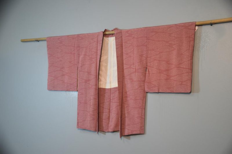 Pink Mirage Vintage Silk Haori - Image 3