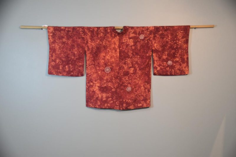 Raspberry Crush Vintage Silk Haori - Image 5