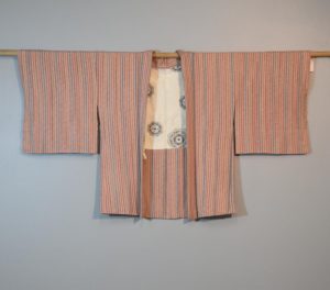 Candied Stripe Vintage Silk Haori