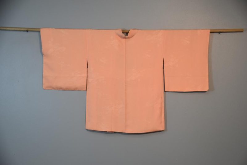 Peach Orient Vintage Silk Haori - Image 4