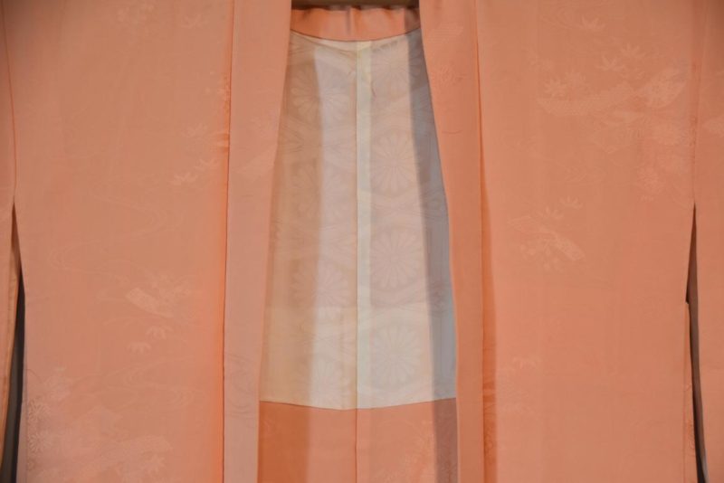Peach Orient Vintage Silk Haori - Image 3