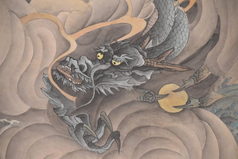 Japanese Dragons 2 Panel Screen Width:3650mm - Image 2