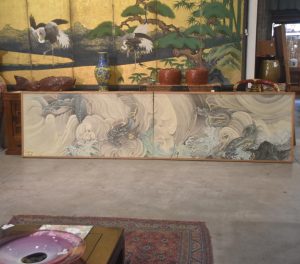 Japanese Dragons 2 Panel Screen Width:3650mm