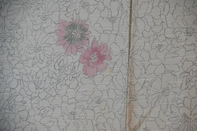 Flower Mist Vintage Silk Haori - Image 2