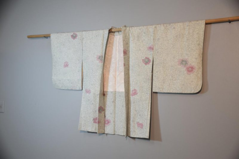 Flower Mist Vintage Silk Haori - Image 3