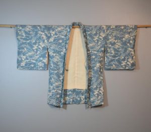 Blue Blossom Vintage Silk Haori