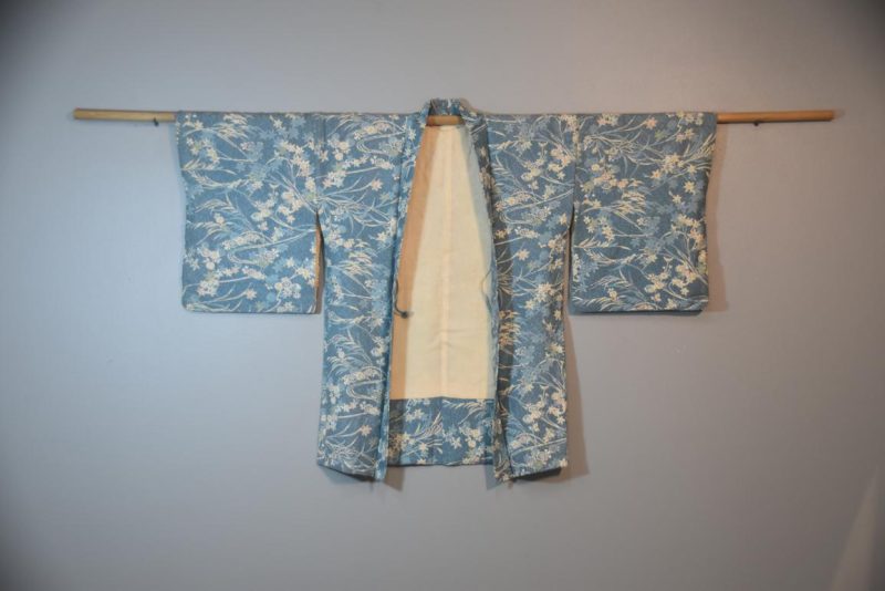 Blue Blossom Vintage Silk Haori