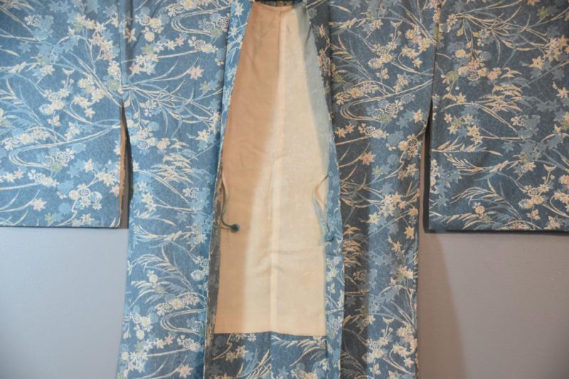 Blue Blossom Vintage Silk Haori - Image 4