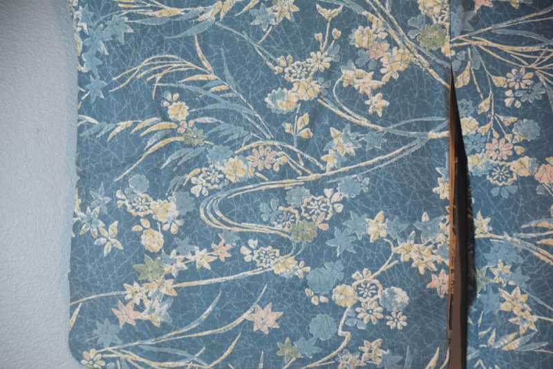 Blue Blossom Vintage Silk Haori - Image 2