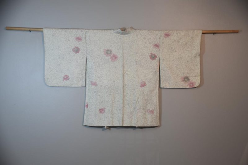 Flower Mist Vintage Silk Haori - Image 6