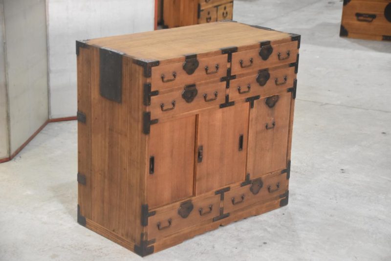Japanese Ko Choba Dansu Merchant Chest Width:790mm - Image 10