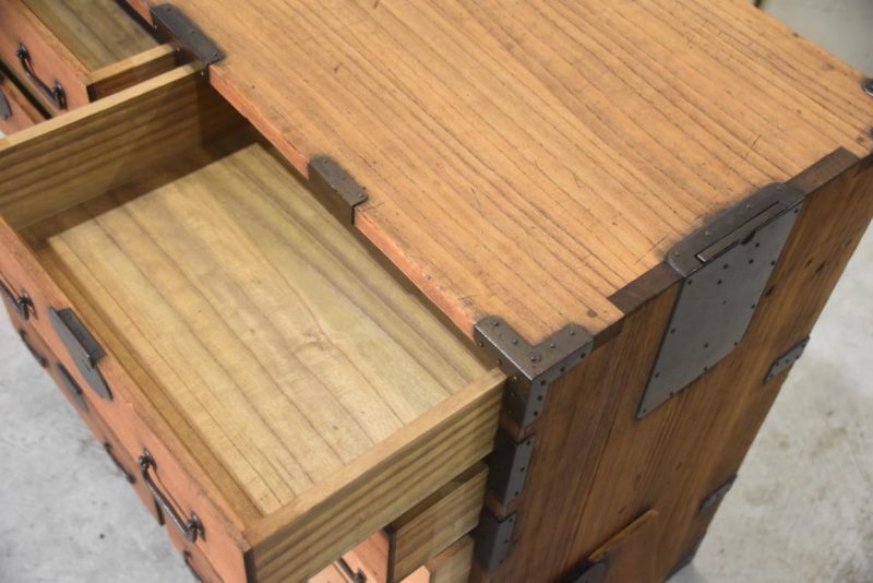 Japanese Ko Choba Dansu Merchant Chest Width:790mm - Image 8
