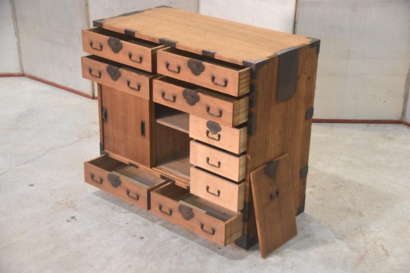 Japanese Ko Choba Dansu Merchant Chest Width:790mm - Image 2