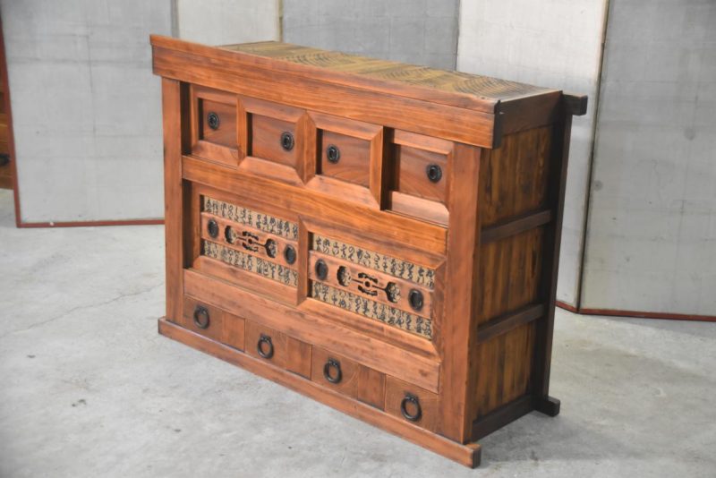 Japanese Antique Sideboard Width:1195 mm - Image 5