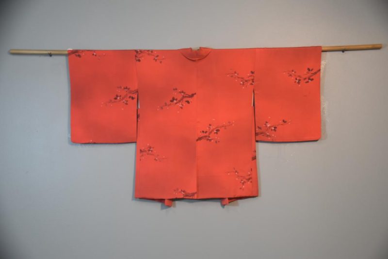 Coral Soft Vintage Silk Haori