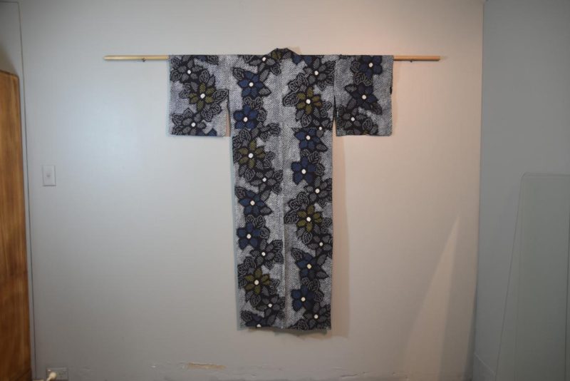 Vintage Japanese Shibori Cotton Yukata