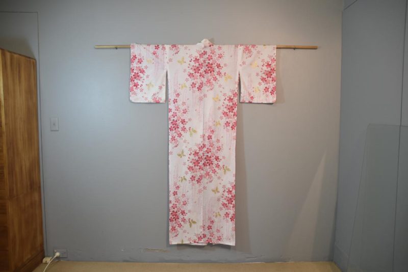 Golden Butterfly Vintage Japanese Cotton Yukata
