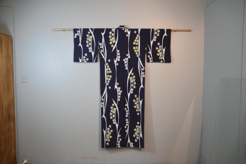 Blue and White Vintage Japanese Cotton Yukata