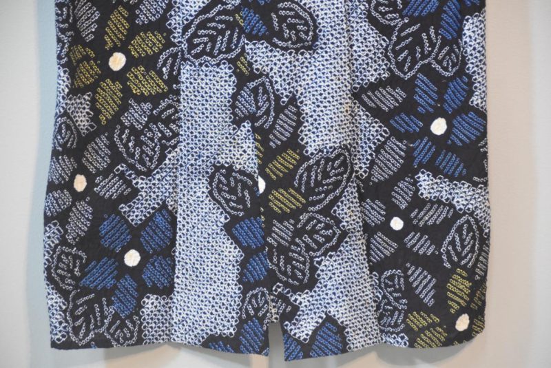 Vintage Japanese Shibori Cotton Yukata - Image 8