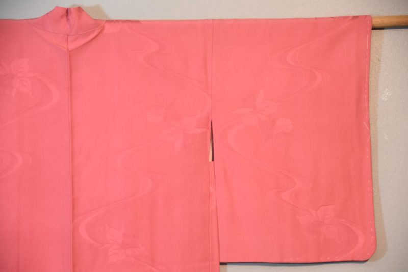 Coral Pink Vintage Silk Haori - Image 4