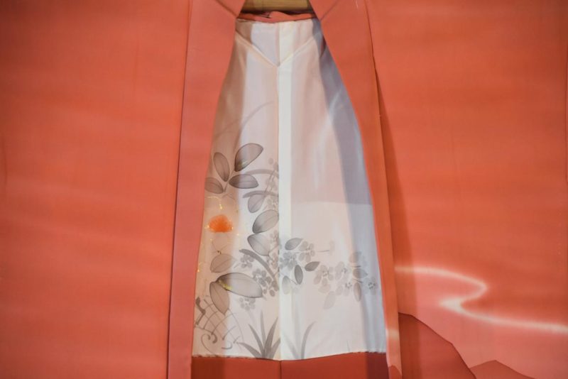 Peachy Shades Vintage Silk Haori - Image 5