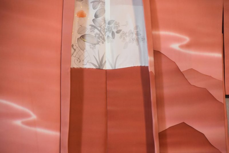 Peachy Shades Vintage Silk Haori - Image 4