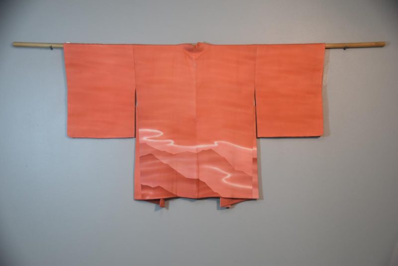 Peachy Shades Vintage Silk Haori