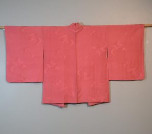 Coral Pink Vintage Silk Haori