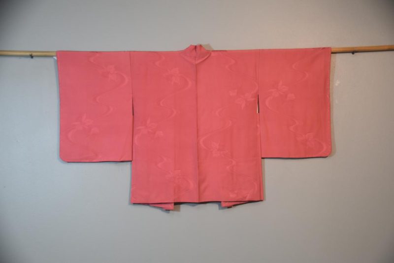 Coral Pink Vintage Silk Haori