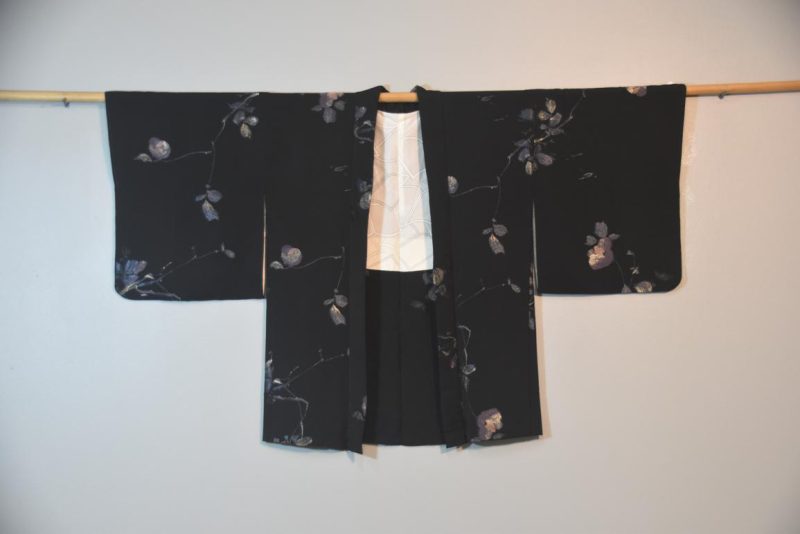 Metallic Thread Vintage Silk Haori - Image 5