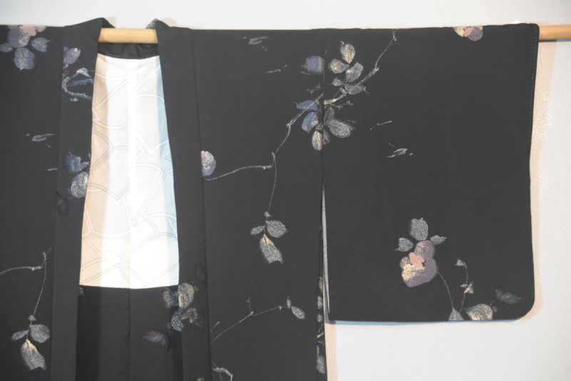 Metallic Thread Vintage Silk Haori - Image 3