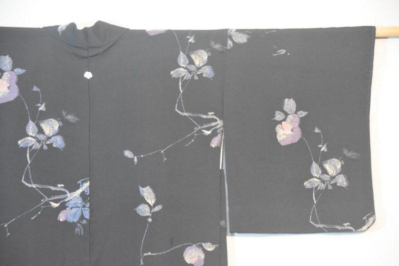 Metallic Thread Vintage Silk Haori - Image 4