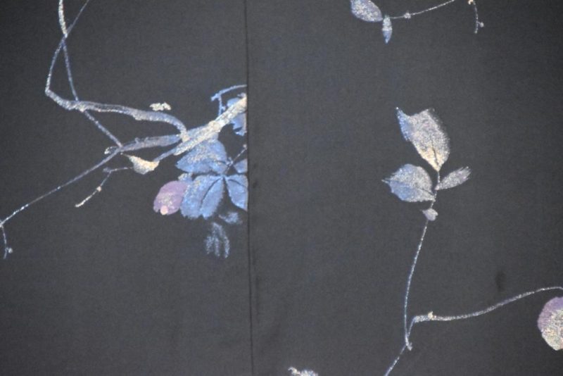 Metallic Thread Vintage Silk Haori - Image 2