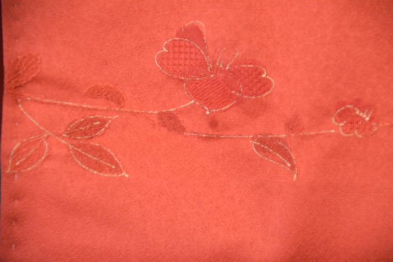 Kyoto Red Vintage Silk Haori - Image 2