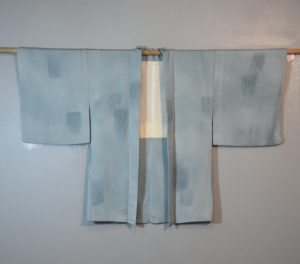 Blushing Blue Vintage Silk Haori