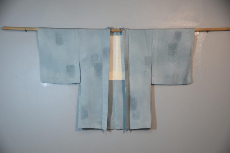 Blushing Blue Vintage Silk Haori