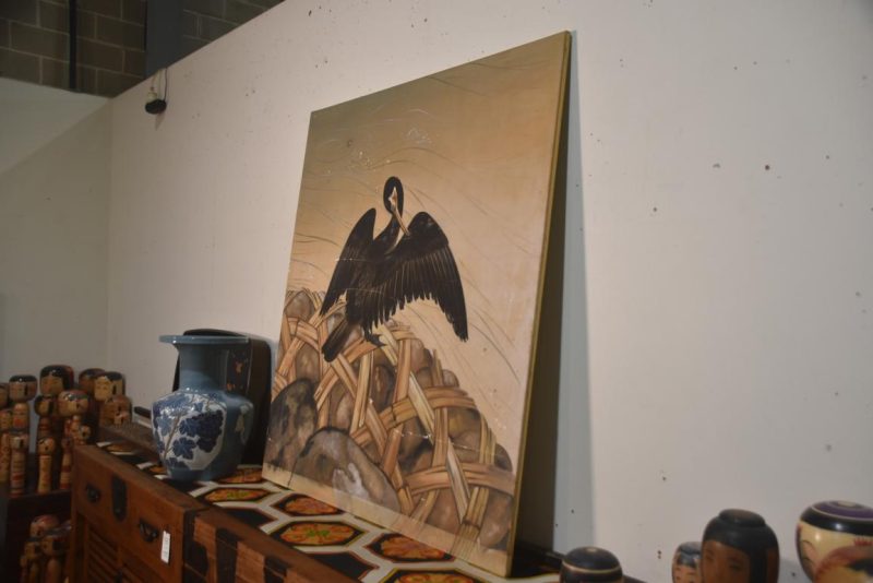 Cormorant Painting Width:975mm - Image 6
