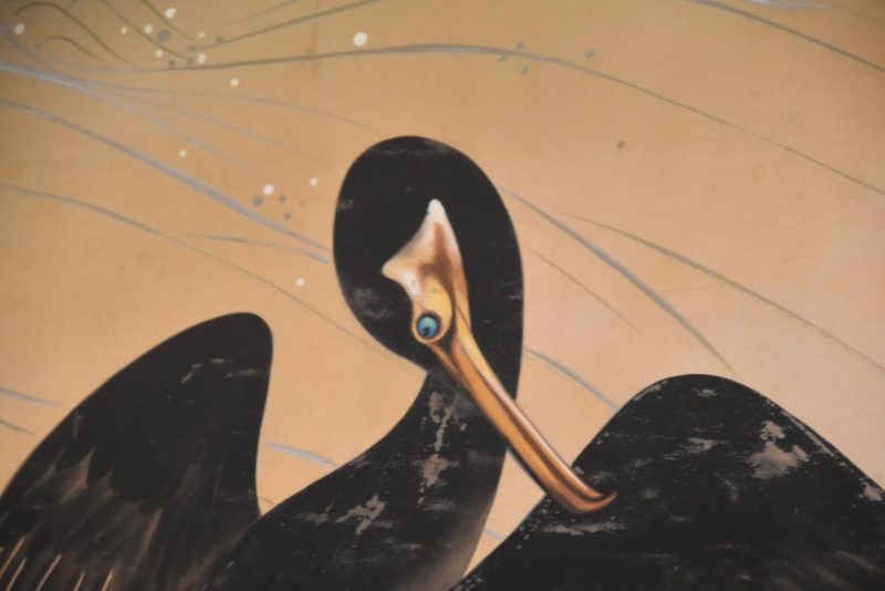 Cormorant Painting Width:975mm - Image 2